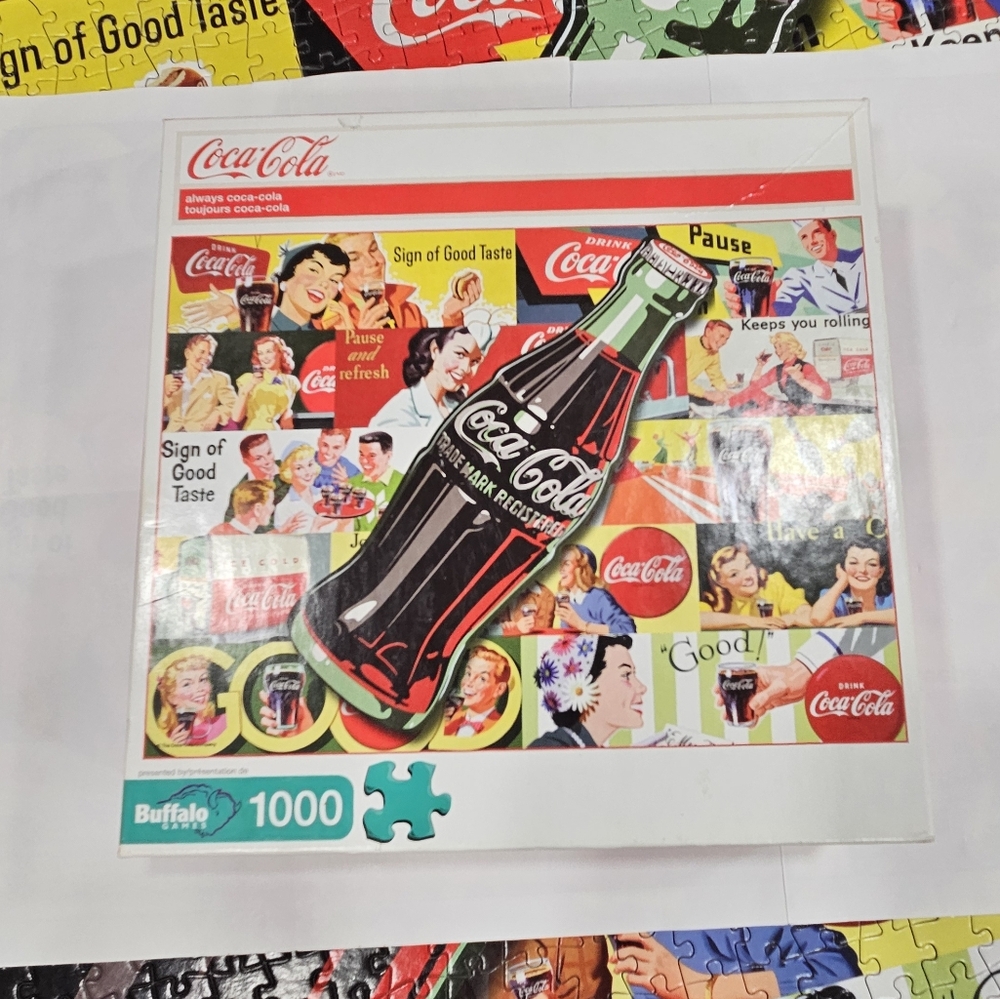 Coca-Cola Coke Bottle 1000 Piece Puzzle